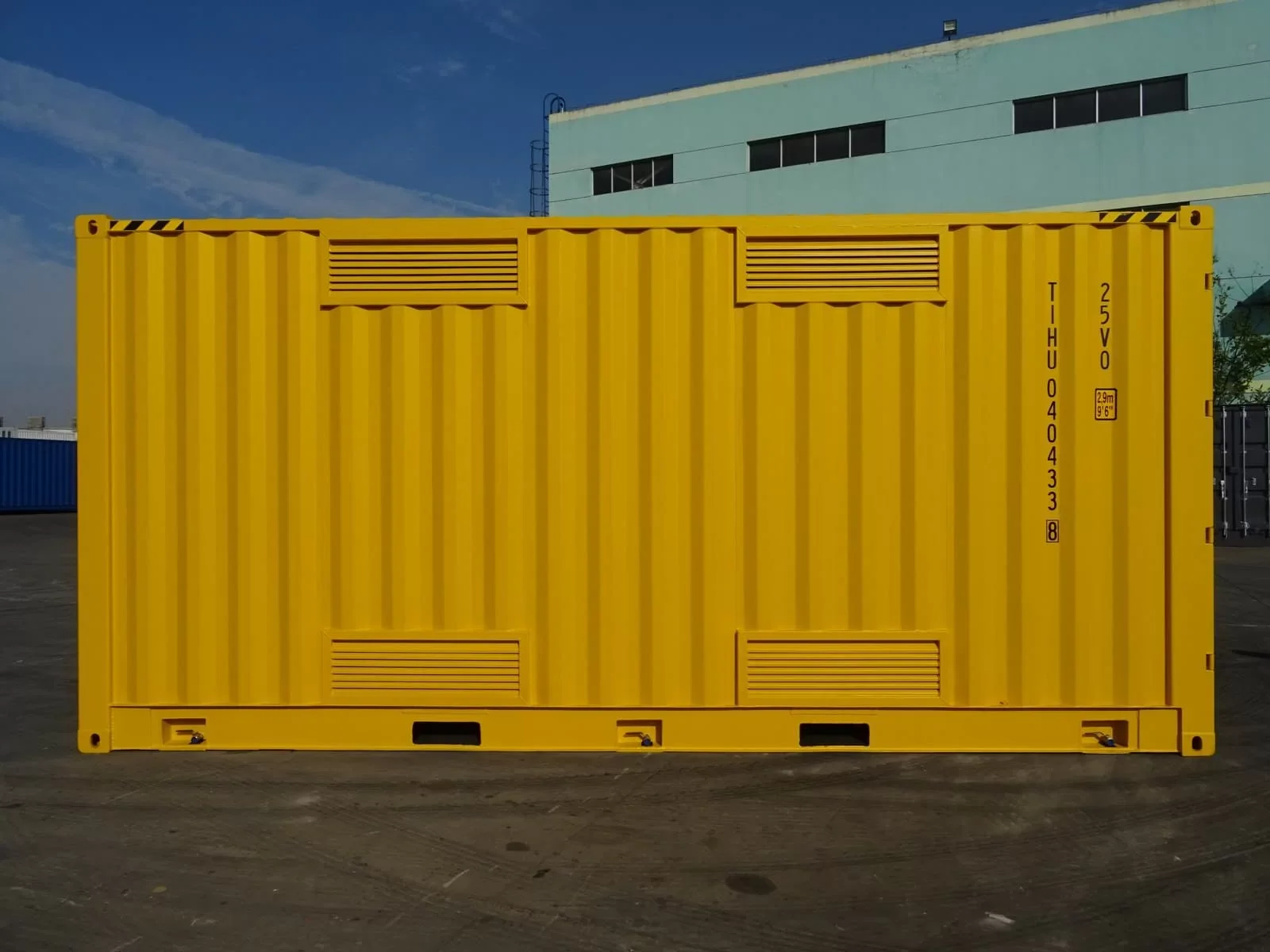 Contenedor Marítimo High Cube de 20 Pies con Apertura Lateral amarillo nuevo – Imagen 3